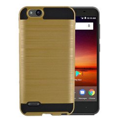 ZTE Tempo X N9137 / Avid 4 / Fanfare 3 / Blade Vantage Armor Hybrid Case (Gold)